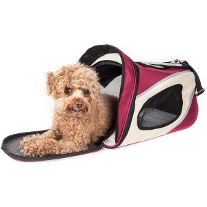 Munora - Airline Approved Phenom-Air Collapsible Pet Carrier - Pet Life - Black - 1 of 4