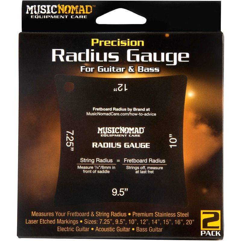 Music Nomad Precision Radius Gauge Set - 2 Pak, 2 of 7