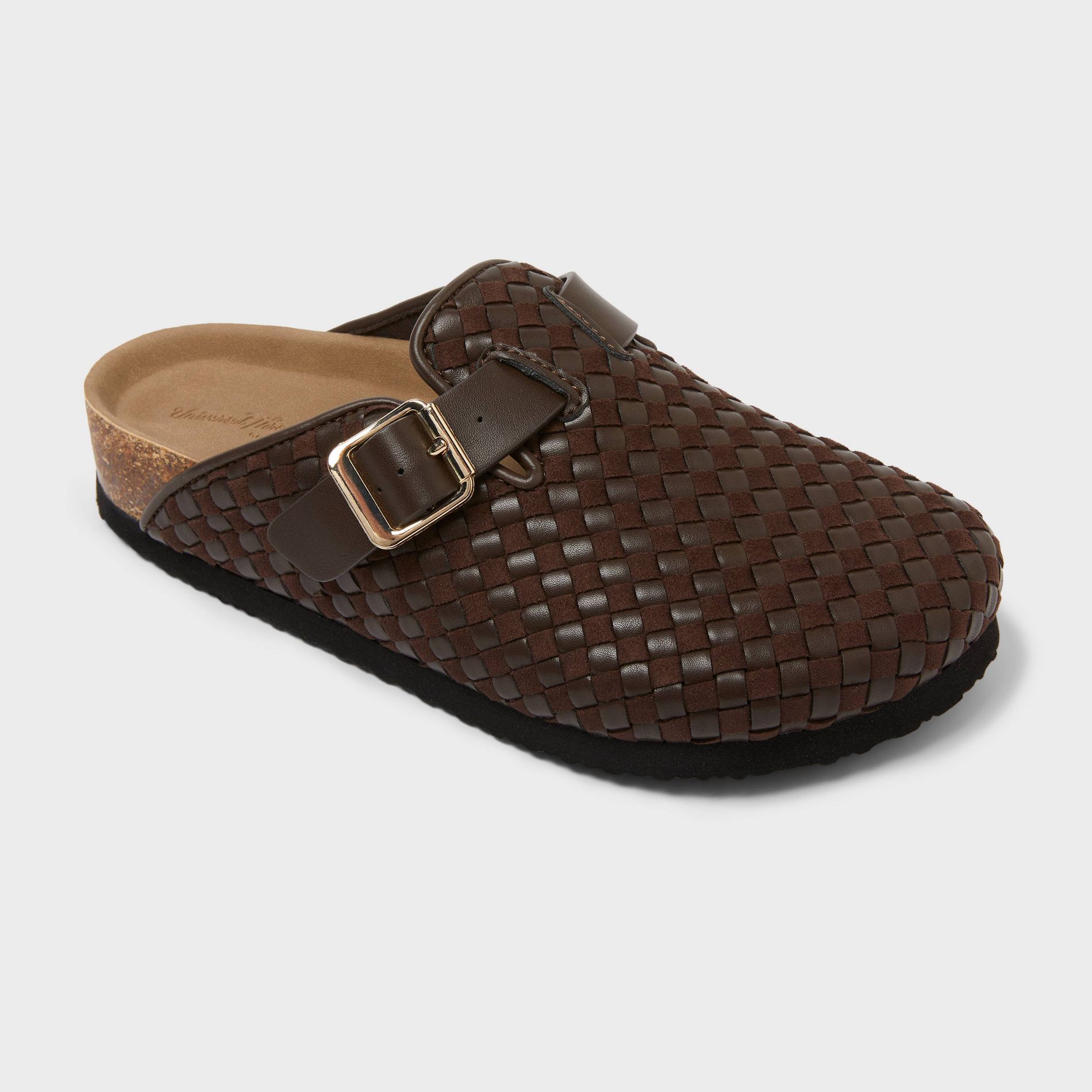 Women's Riley Woven Clogs - Universal Thread™ Dark Brown