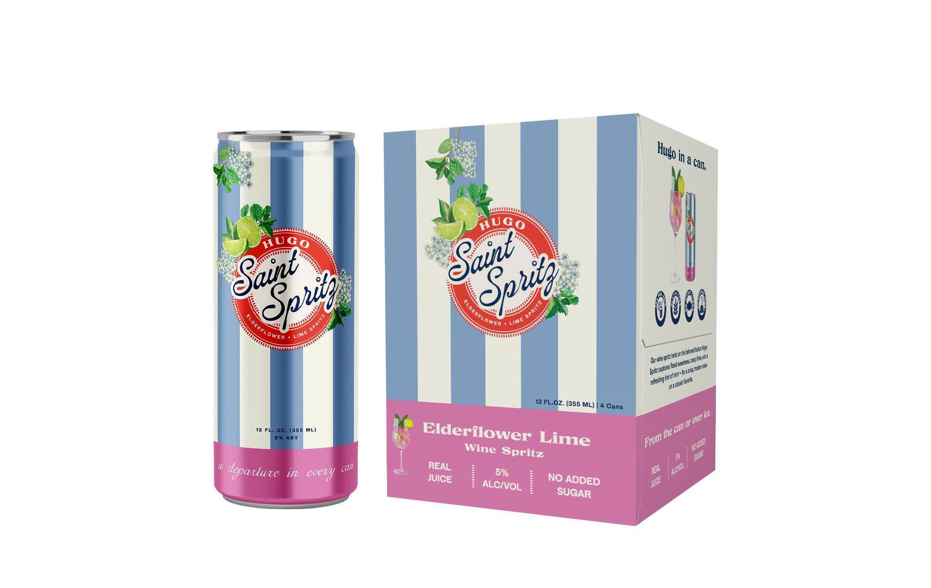Saint Spritz Hugo 4Pk 12 Fl Oz Cans