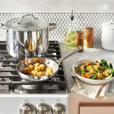 8 Stainless Steel Frypan Silver - Figmint™