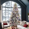 YARDSIGHT 6ft/7.5ft Pre-Lit Premium Snow Flocked Hinged Artificial Christmas Tree with 300 Lights/480 Light - 2 of 4