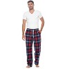 Ashford & Brooks Mens Super Soft Flannel Plaid Pajama Sleep Pants - 4 of 4