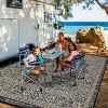 Outdoor Area Rug Waterproof Lightweight Vintage Oriental Carpet Easy Clean Camping RV Floor Mat for Patio Porch Deck Balcony - 3 of 4