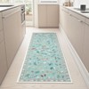 Modern Insect Floral Area Rug Non Slip Stain Resistant Low Pile Floor Cover Machine Washable Ultra Thin&Soft Indoor Mat - 2 of 4