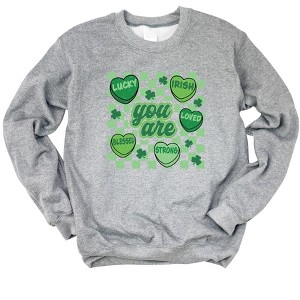 Simply Sage Market Women's Graphic Sweatshirt St. Patrick's Affirmations - 1 of 3