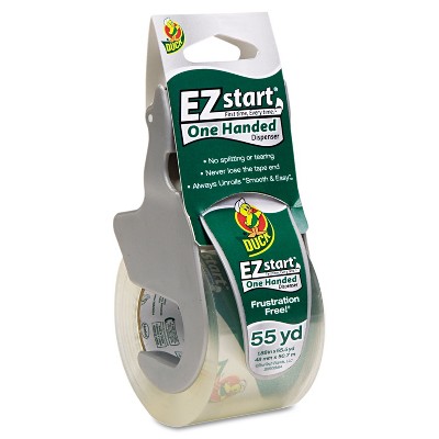 Duck E-Z Start Premium Packaging Tape w/Dispenser 1.88" x 55.5yds 1259457