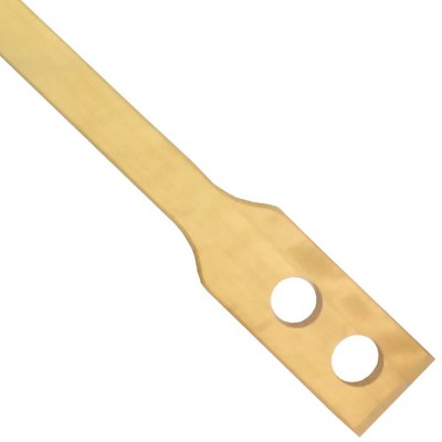 Beech Wood 35.5-Inch Mash Paddle with Beveled End and Holes