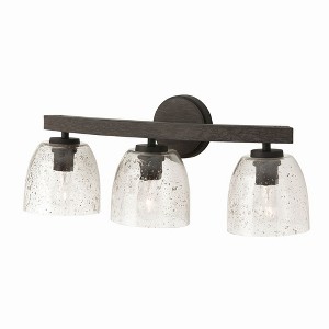 Capital Lighting Clive 3 - Light Vanity in  Carbon Grey/BlackIron - 1 of 4