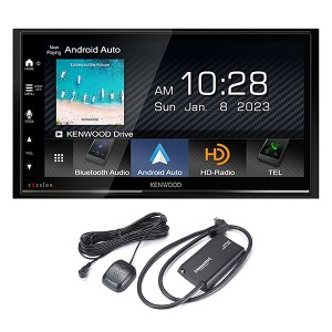 Kenwood DMX809S 6.8" Media Receiver + SiriusXM SXV300v1 Kit - 1 of 4