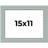 PosterPalooza | Refined Blue Picture Frame - UV Acrylic, Backing Board, Hanging Hardware Included - 2 of 4