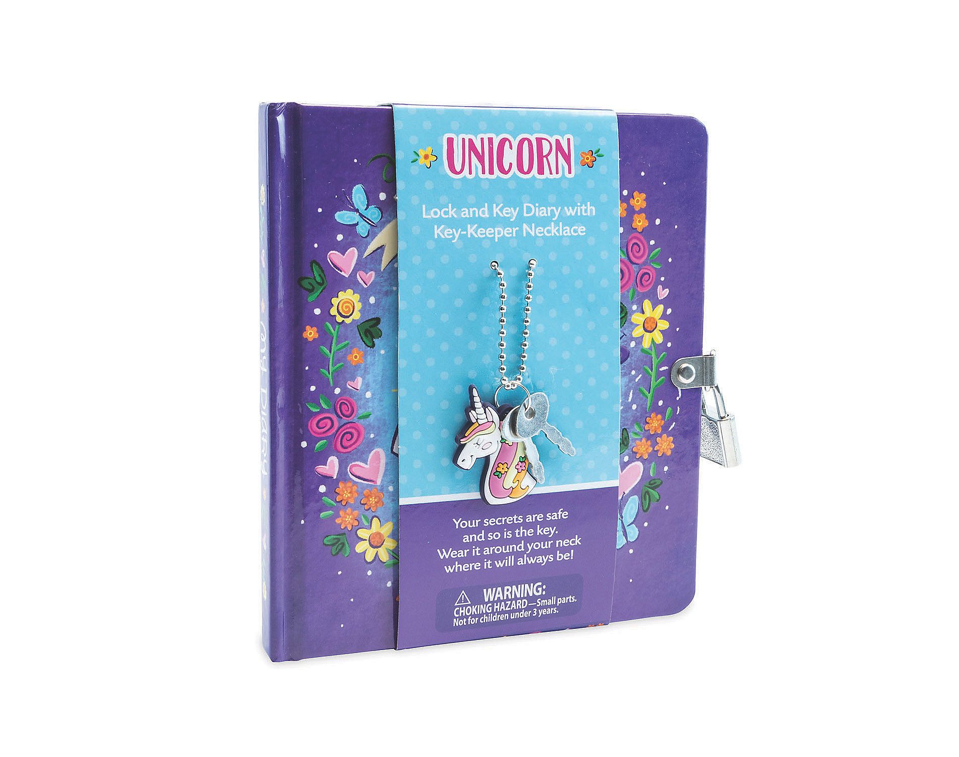 Unicorn Diary with Charm Necklace - Stationery - 1 Piece