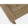 Jofran, Carlyle Crossing Modern Rustic Distressed Solid Wood Coffee Table with Trestle - 4 of 4