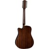 Luna Art Vintage Dreadnought Cutaway Acoustic-Electric 12-String Guitar Brown Burst - 4 of 4