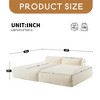 72"Oversized Modular Sofa,Fully Compressed,Right-handed face,Spacious Foam-Filled Sofa Bed- Leovsnove - 3 of 4