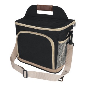 REGALWOVEN Oxford Leakproof Wipe Clean Adjustable Shoulder Strap Lunch Bags 11.8 x 7.9 x 9.4 Inches - 1 of 4