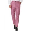 Lars Amadeus Men's Business Plaid Casual Slim Fit Checked Dress Trousers - 2 of 4