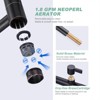 WOWOW Solid Brass Deck Mount Pot Filler Faucet, Pot Filler with Stretchable Double Joint Swing Arm in - 3 of 4