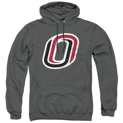 University of Nebraska at Omaha Official Distressed Primary Adult Pull-Over Hoodie
