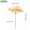 Unique Bargains Plastic Durable Realistic Reusable Silk Hydrangea Flowers with Stems for Home Decor/Wedding 9.84 In - 3 of 4