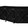 Extended Collapsible Foldable Wagon with 220LBS Weight Capacity, 300L Folding Utility Garden Cart with Big All-Terrain Beach Wheels with Brake - 4 of 4