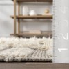 Nuloom Kandice Geometric 4x6 Wool Indoor Area Rug for Living Room Bedroom Dining Room Kitchen, Beige - 3 of 4