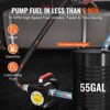 VEVOR Fuel Transfer Pump, 12V DC 10 GPM 1/4 HP, Portable Electric Diesel Transfer Pump with Automatic Shut-Off Fuel Nozzle, High Flow - 4 of 4