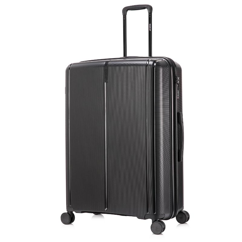 DUKAP Airley Lightweight Hardside Large Checked Spinner Suitcase - Black, 1 of 19