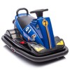 Whisen Kids Ride On Motor Bumper Car, Integrating System, Rotate 360 Degrees in Place, Cute Appearance Design for Kids aged 3-5 - 2 of 4