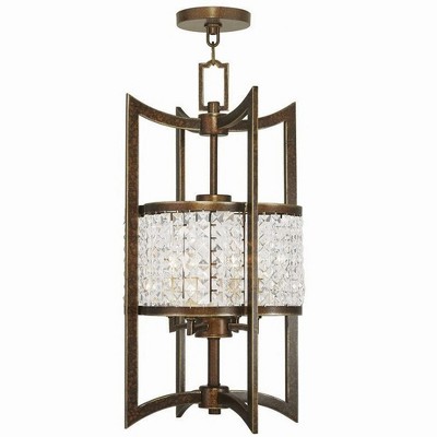Livex Lighting Grammercy 4 - Light Chandelier in  Hand Painted Palacial Bronze