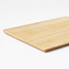 12"x15" Nonslip Rubberwood Cutting Board Natural - Figmint™: Charcuterie, Non-Skid Feet, Hand Wash, 1-Year Warranty - 4 of 4