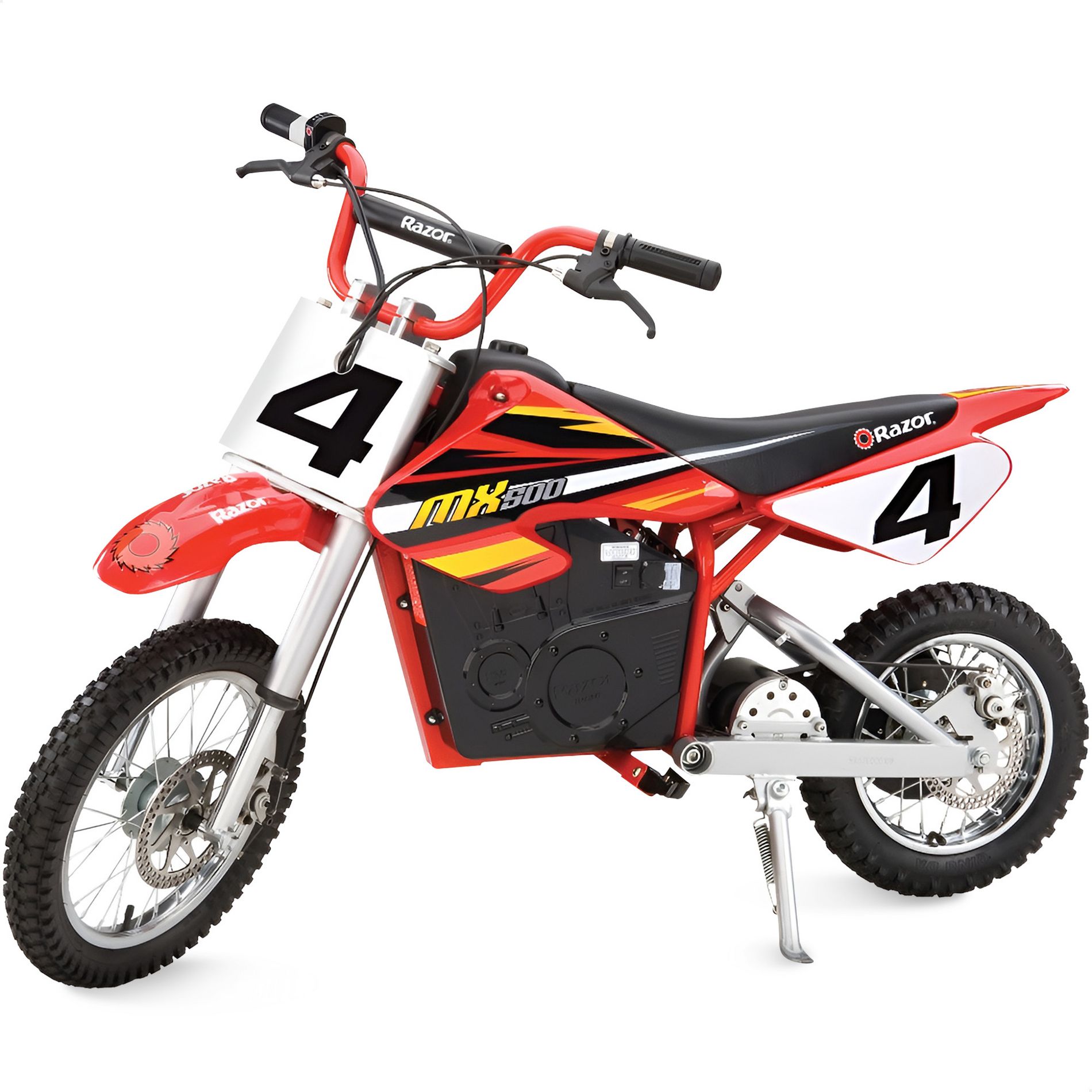 Razor MX500 Dirt Rocket Bike Electric Ride-On for Ages 14+, 175lb Weight Capacity, Red – 36V Battery, Up to 15 Mph, 40-Min Run Time, Pneumatic Tires