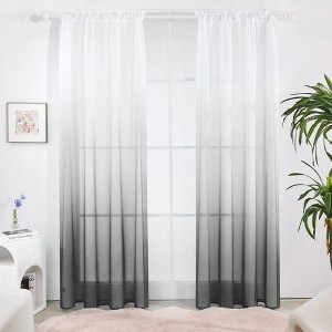 Deconovo Ombre Sheer Curtain Panel Pair(2 Panel) - 1 of 4