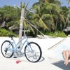 Infurnic Bicycles, 7 Speed Bicycles, Beach Cruiser Bike with Wide Wheels, Blue, 69.29"*28.32"*43.2" - 4 of 4