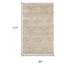 Brown and Tan Wool Southwestern Hand Knotted Area Rug - 3 of 4