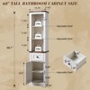 AMERLIFE 68" Tall Storage Cabinet - 2 of 4