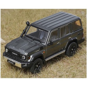 Toyota Land Cruiser (J76) Gray Metallic 1/64 Diecast Model Car by GCD - 1 of 1