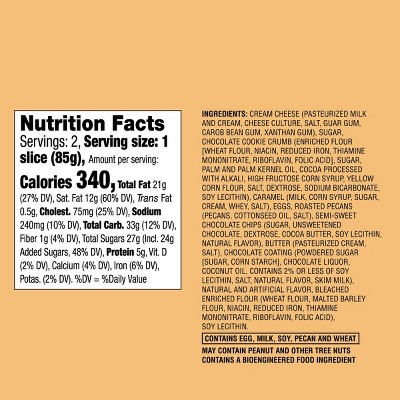 Turtle Cheesecake Slices - 6oz/2ct - Favorite Day™