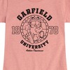 Girls' - Garfield - Ath Dept Running Fitted Short Sleeve Graphic T-Shirt - 2 of 4