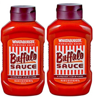 Whataburger Buffalo Sauce - 16.5 OZ pack of 2
