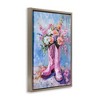 Stupell Industries Floral Cowgirl Boots, 17" x 25" - 3 of 4