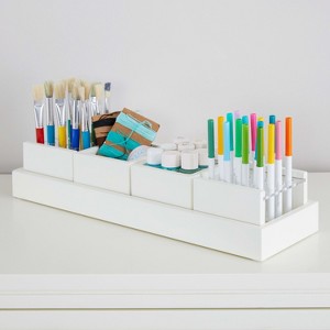 Martha Stewart Crafting Kids' Arts and Crafts Tray: Children's Tabletop Arts and Craft Organizer, Pencil and Pen Holder - 1 of 4