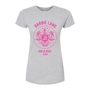 Women's - Barbie - Barbie Land Fitted Graphic T-Shirt - 1 of 2