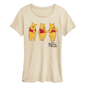 Women's - Disney - Three Pooh Short Sleeve Graphic T-Shirt - 1 of 4