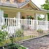 Dovelina Vinyl Garden Fence Panel - Outdoor Decorative Picket Fence with UV Resistance 40'*80'in - 4 of 4