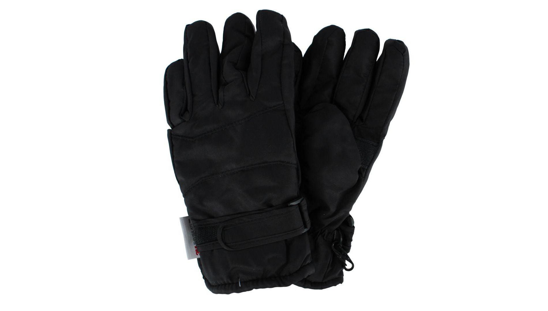 CTM Kids' 3-6 Thinsulate Lined Waterproof Winter Gloves