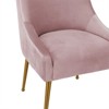 TOV Furniture Beatrix Pleated Mauve Velvet Side Chair - 4 of 4