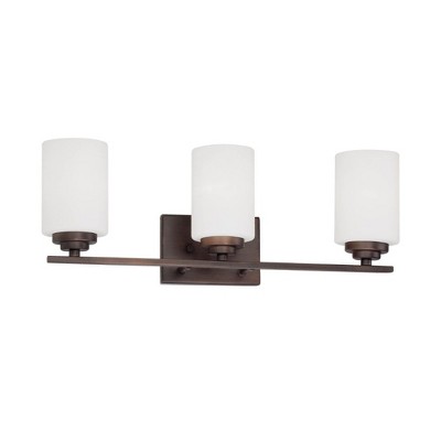 Millennium Lighting Durham 3 - Light Vanity in  Rubbed Bronze