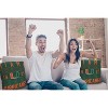NCAA Miami Hurricanes Stacked Woven Pillow - 3 of 3