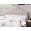Queen Size Platform Bed with Upholstered Headboard for Bedroom - 3 of 4